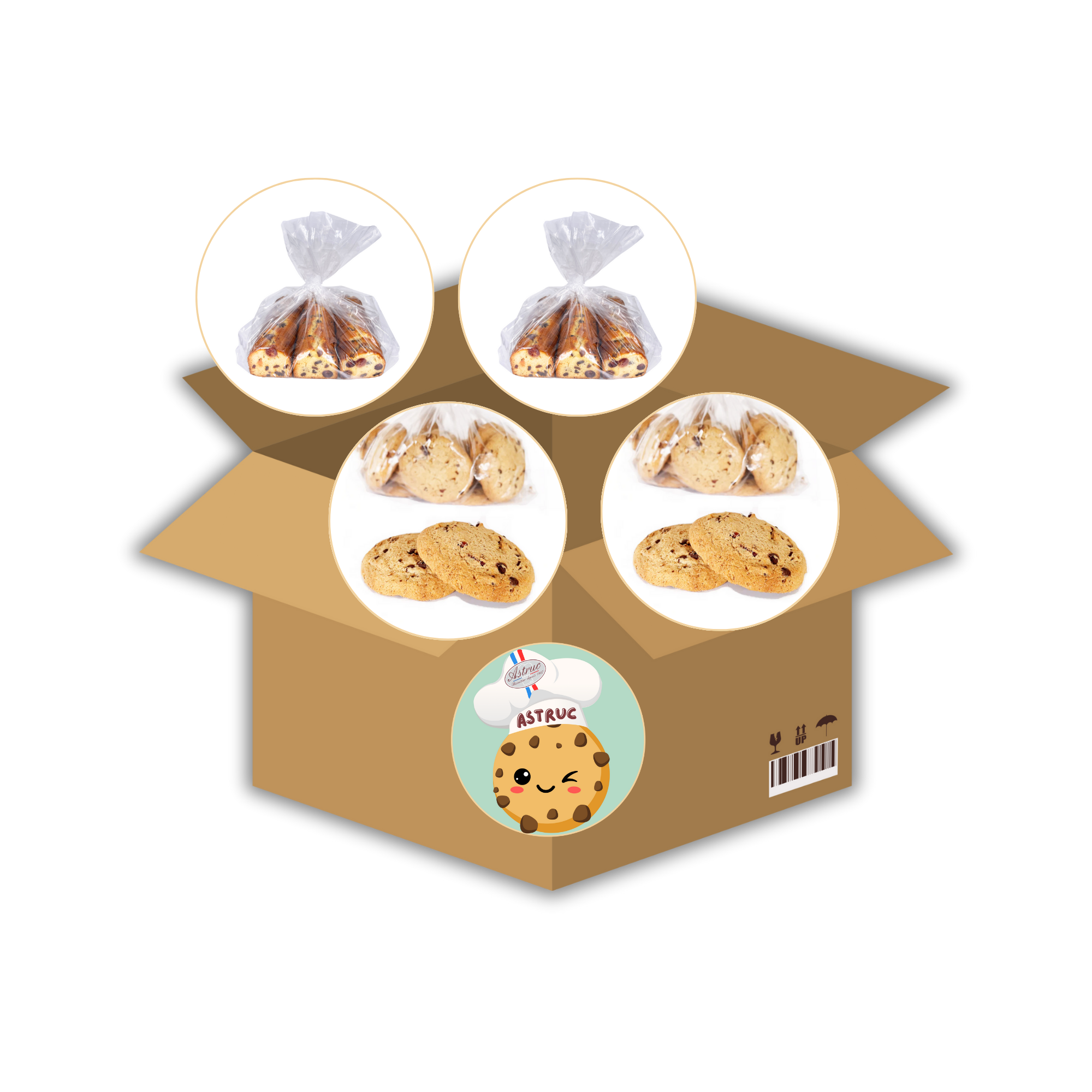 ABONNEMENT BOX CAKE BIGARREAUX 2KG / COOKIES 2KG