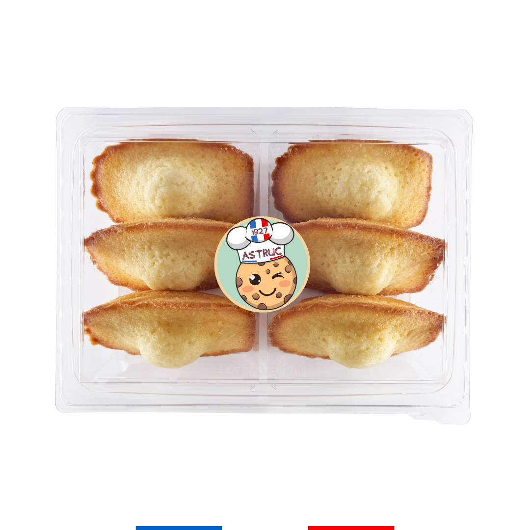 Madeleines Géantes - 6 pièces