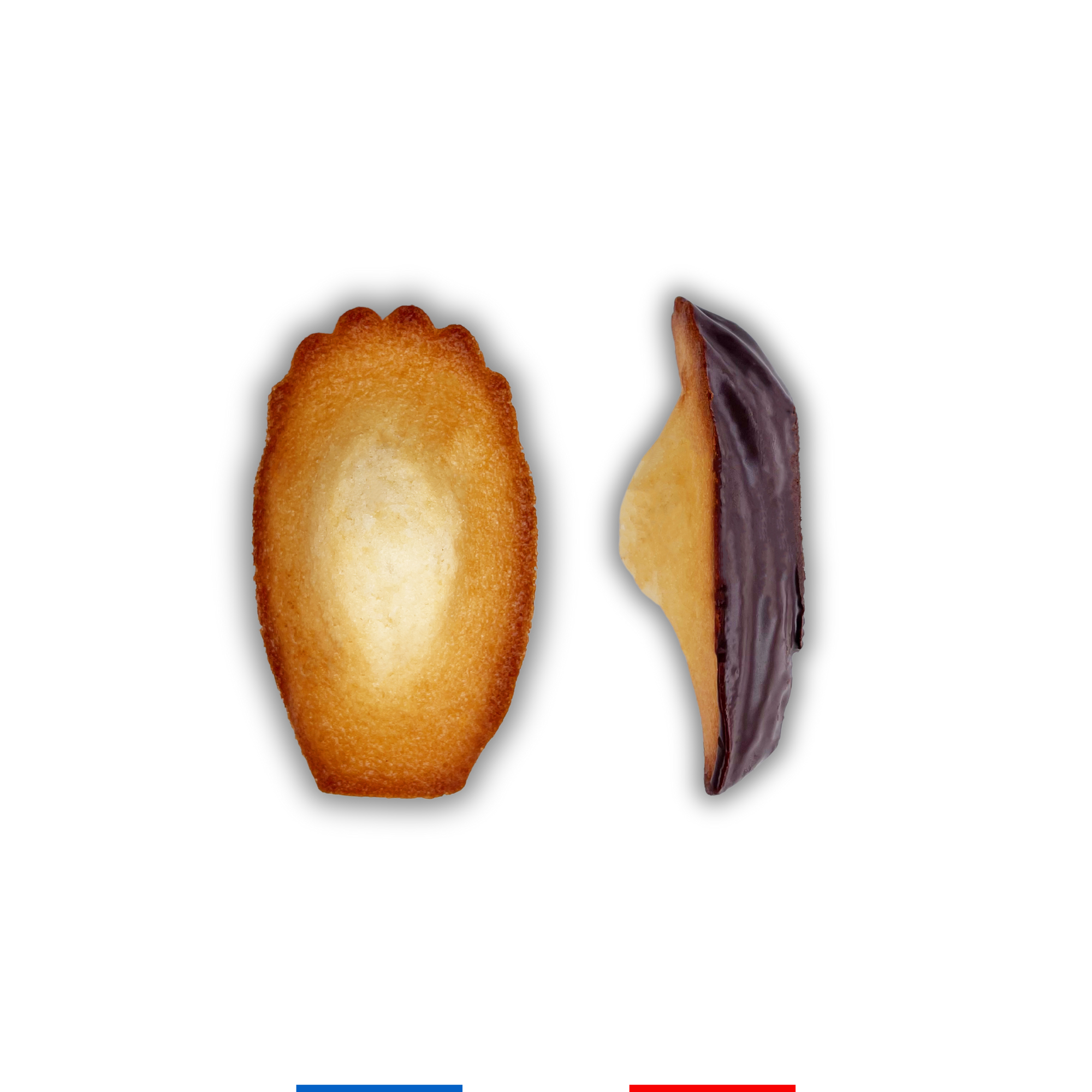 Madeleines fond choc - 12 pièces*