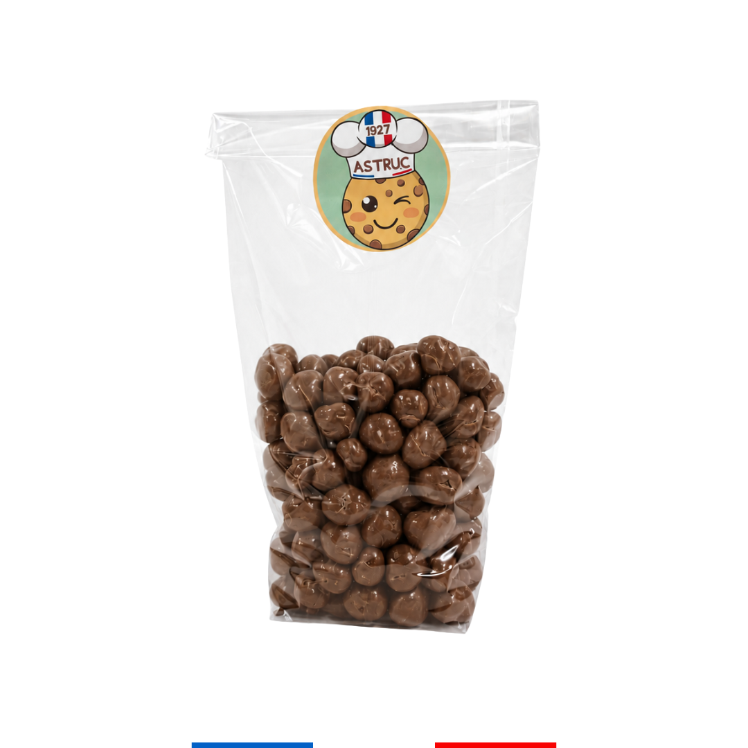 Meringues enrobées de chocolat lait (200gr)
