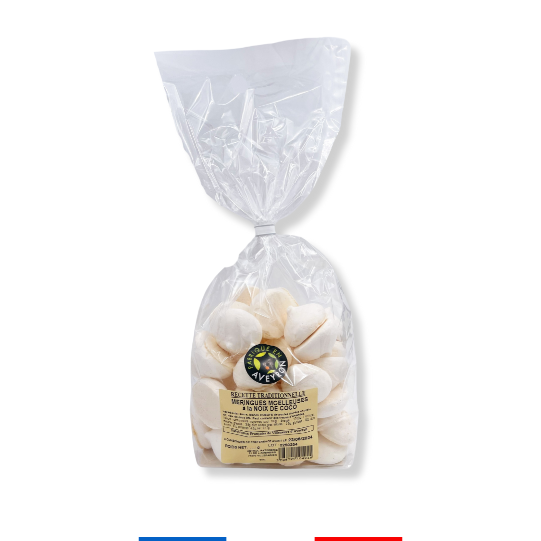 Merengues de coco - 36 piezas*