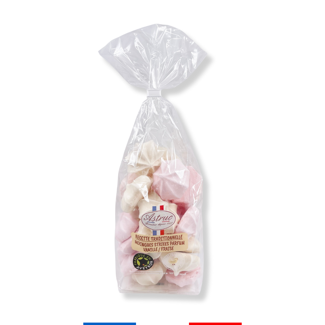 Merengues sabor fresa - 24 piezas*
